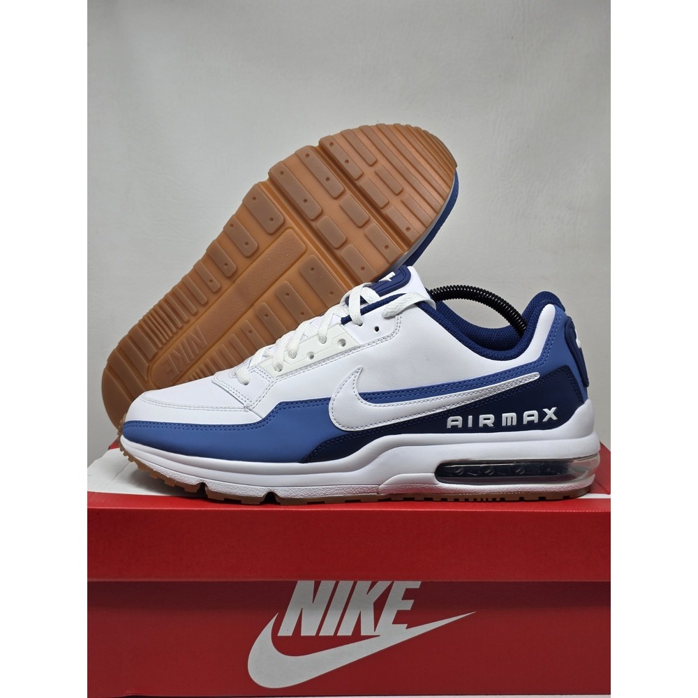 Nike Air Max LTD 3 Size 9.5 Mens White Coastal Blue Gum Sneakers 687977-114 New
